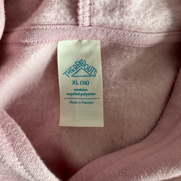 Girls Pink Sweatshirt / Hoodie,, Size XL 14/16, NWoT - Picture 6 of 8